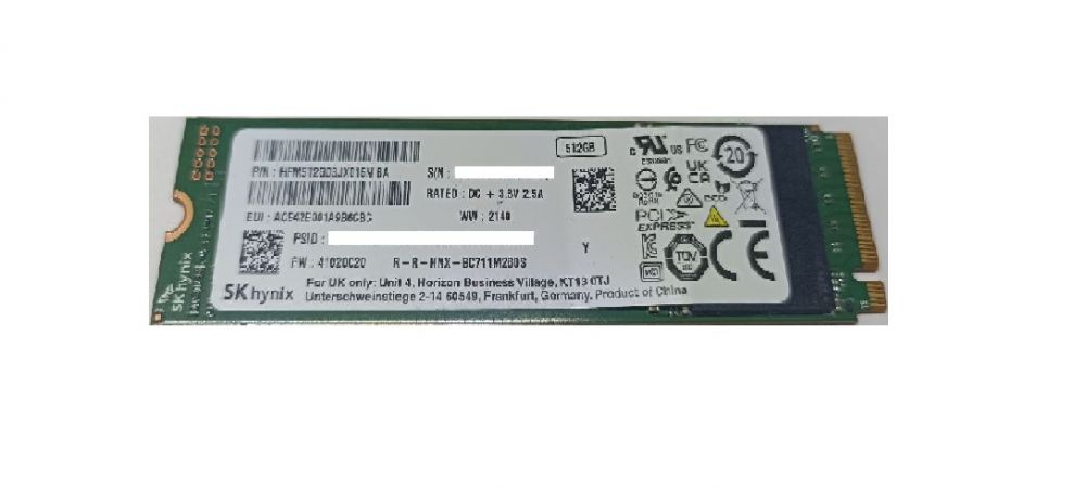 Зашифрованный SSD M.2 NVMe SK hynix